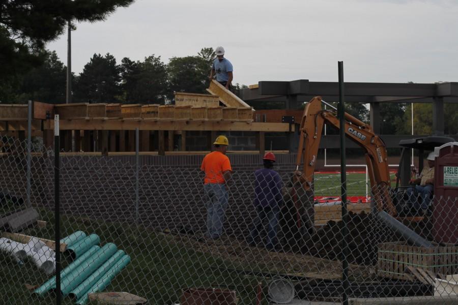 WESTSIDE CONSTRUCTION UPDATE: Football Stadium North Entrance