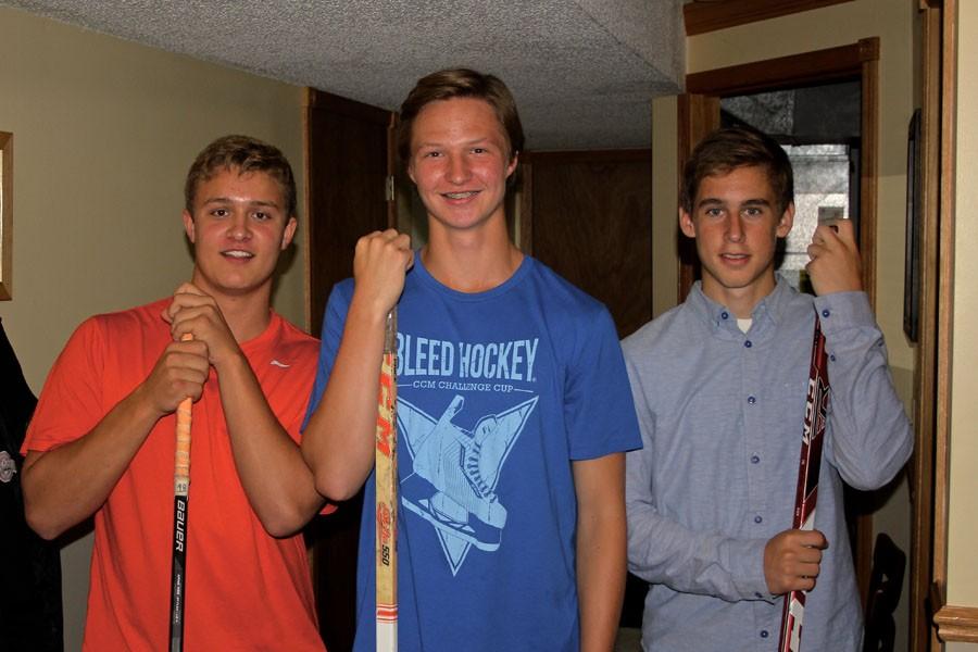 Sophomores Logan Will, Jack Faulkner and Matthew Allen. (Freshman Thomas Jarman not pictured)