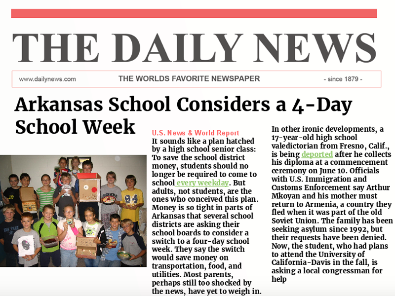 Could Westside benefit from a four-day school week?