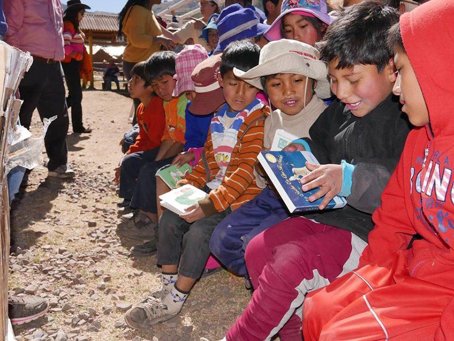 Teacher travels to Peru to donate thousands of books