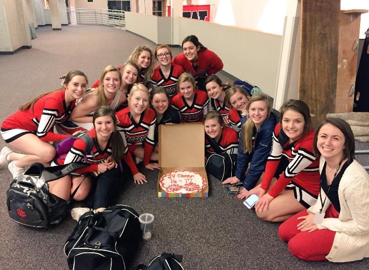 Gonderinger transitions from student-teacher to cheer coach and math instructor