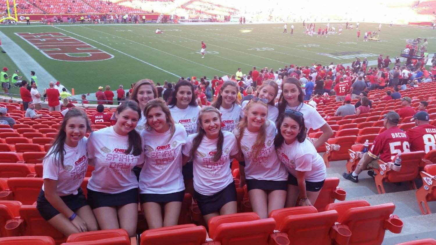 Westside spirit squads joining the KC Chiefs