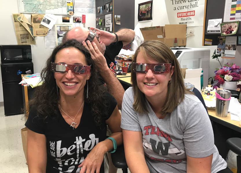 Solar Eclipse provides learning opportunities for students and staff