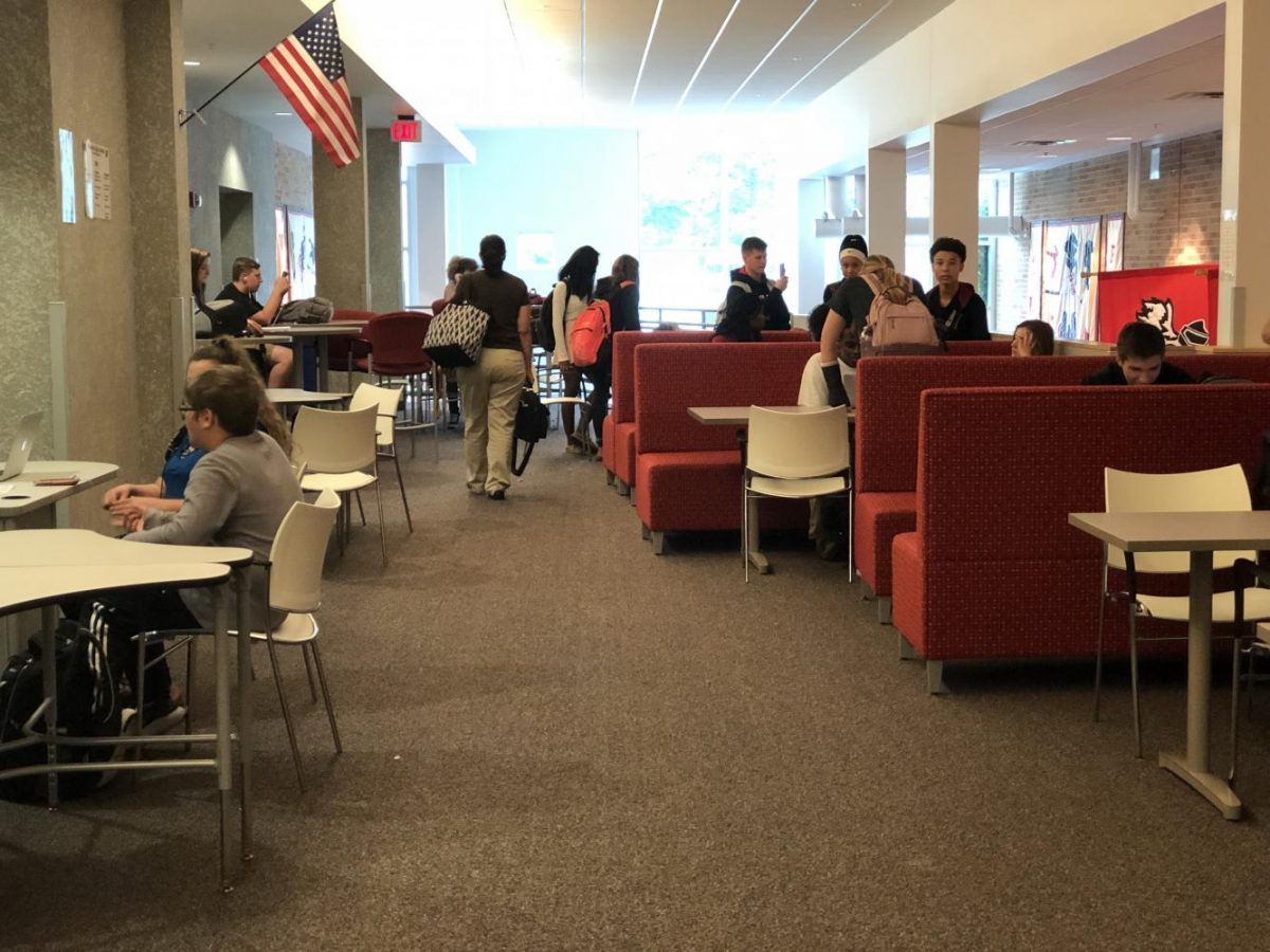 Learning lounge area is now a No Go Zone