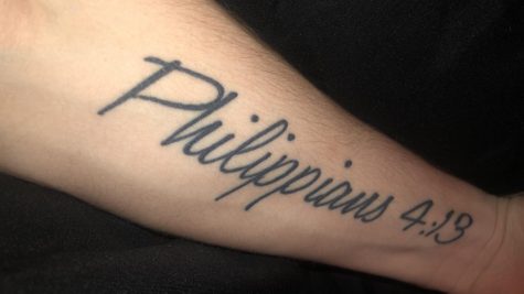philippians 4:13 wrist tattoo