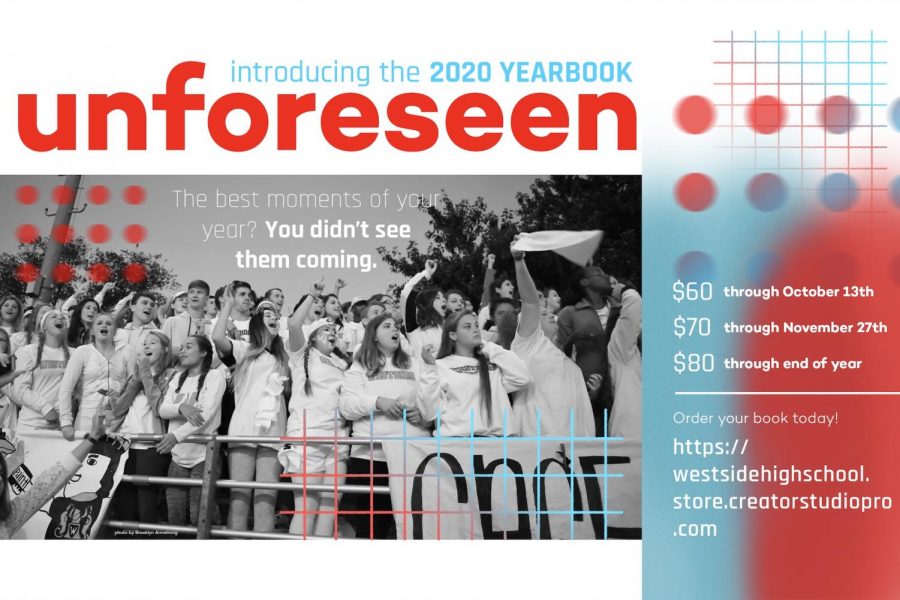 The+2019-2020+yearbook+will+focus+around+the+theme+of+20-20+vision+and+the+unforeseen+futures+of+Westside+students.