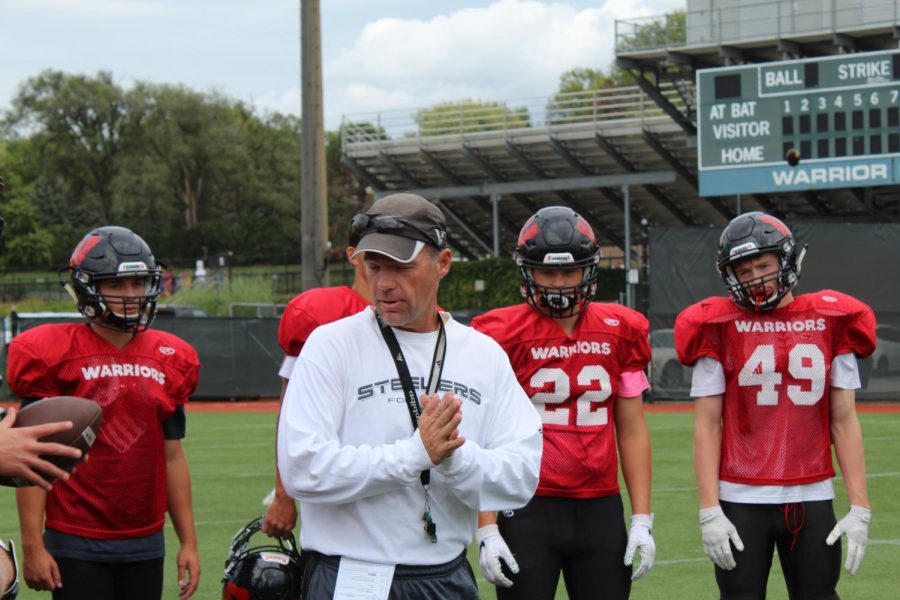 Westside head coach Brett Froendt has led the Warriors to the state playoffs for ten straight seasons.