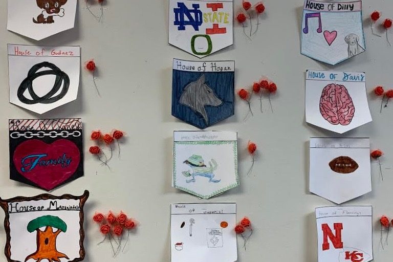 Holly Jensens English 2 class is in a competition for their Romeo and Juliet unit, where the students earn roses by completing their assignments.