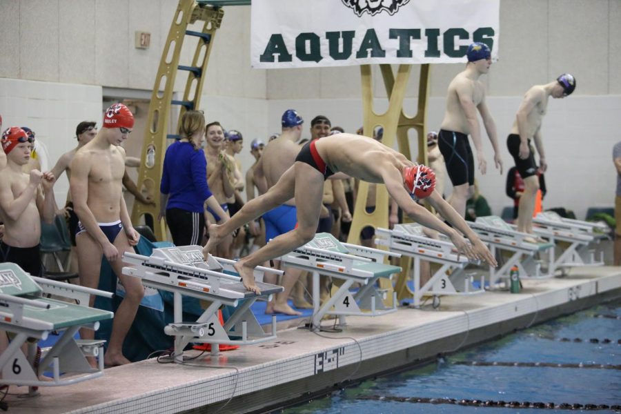 Boys Swimming Breaks Multiple Records in First Major Meet