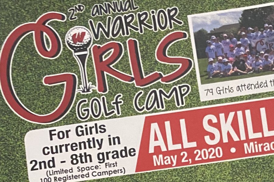 Westsides girls golf is hosting their second annual warrior girls golf camp the first Saturday in May.