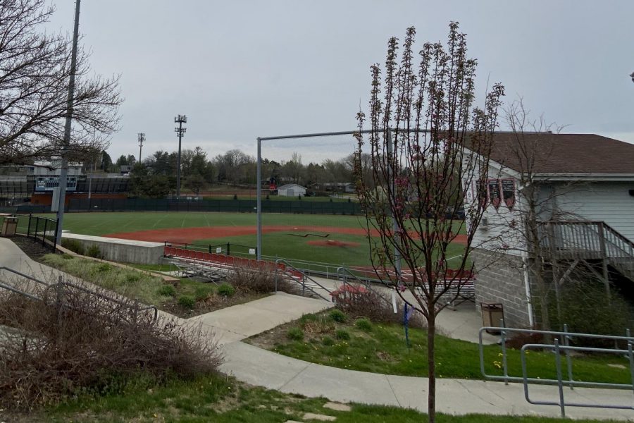 Westside High School's baseball field remains empty this spring, due to the cancellation of the spring sports season brought by public health and safety concerns from COVID-19.