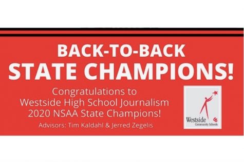 Westside High Schools Journalism department recently won the NSAA State Journalism competition for the second year in a row, making them back-to-back champions.