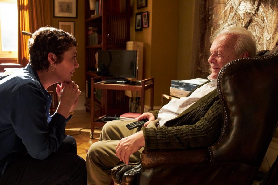 The relationship between Olivia Colman and Anthony Hopkins' characters in "The Father" made the film feel much more like a real relationship to me.