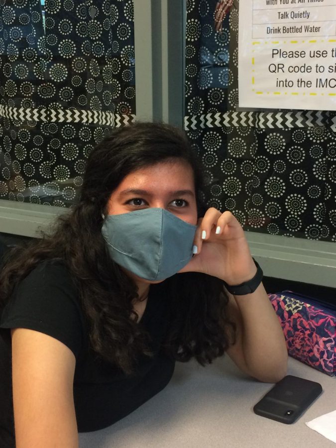 “I think it’s a good idea. If you really do feel like you need double protection or if you put a filter in one of your masks, there is nothing wrong with that if it’s protecting you and if you feel safe doing that,” freshman Nishi Singh