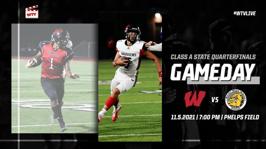 Westside+Football+currently+holding+a+22+game+winning+streak+will+go+up+against+one+of+their+harshest+opponents+of+the+year+in+the+Omaha+Burke+Bulldogs.+The+winner+will+head+to+the+Class+A+State+Semifinal