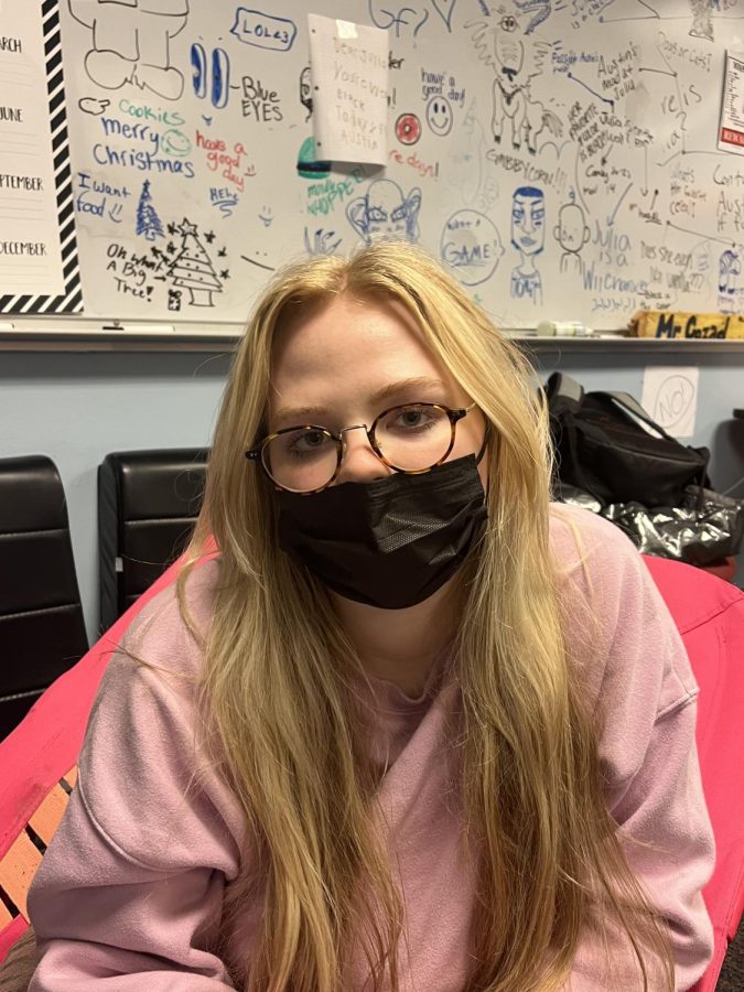 “In this situation with a big public high school I think masks should be mandated still,” senior Evelyn McClenny.