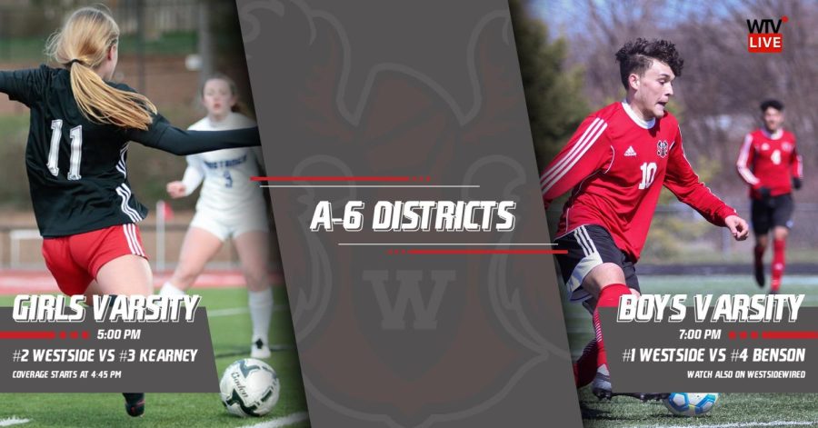 Watch both the Westside Varsity Boys and Girls Soccer teams in the first round of districts