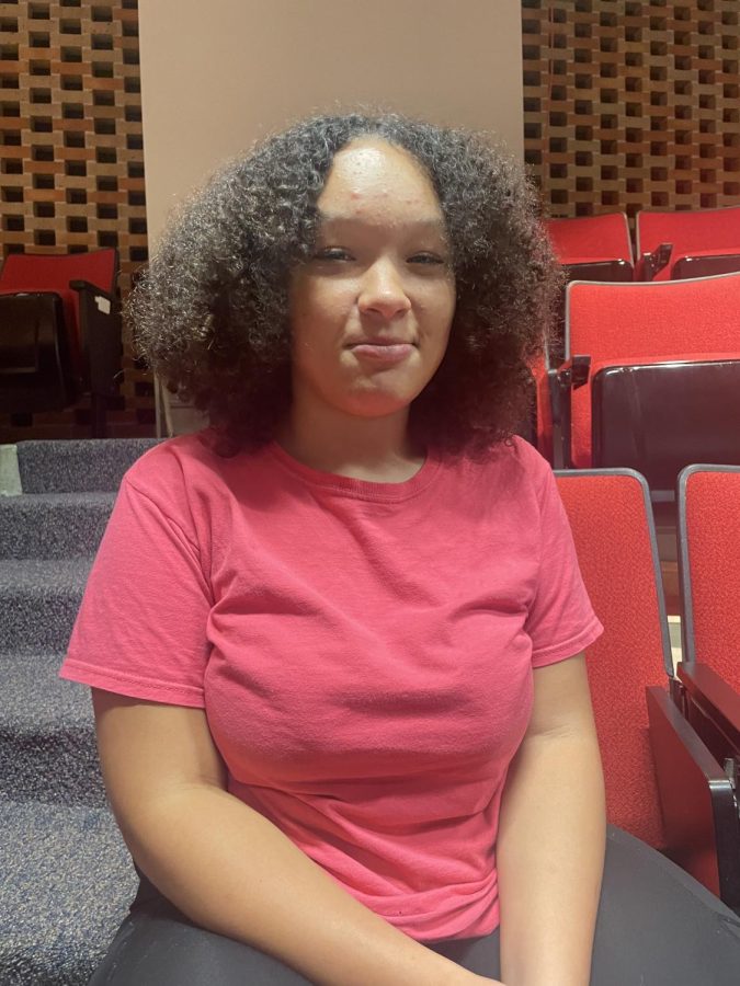 “It has been good. I’ve met a lot of new people which is fun. I have a lot of open mods, but I dont like spending them in the auditorium. I got lost once on the first day, but that was it,” KarliAnna Baltimore.