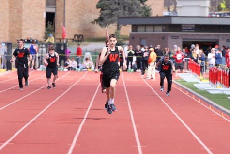 Westside Unified athletes compete at the Westside Track Invitational in April 2022.
