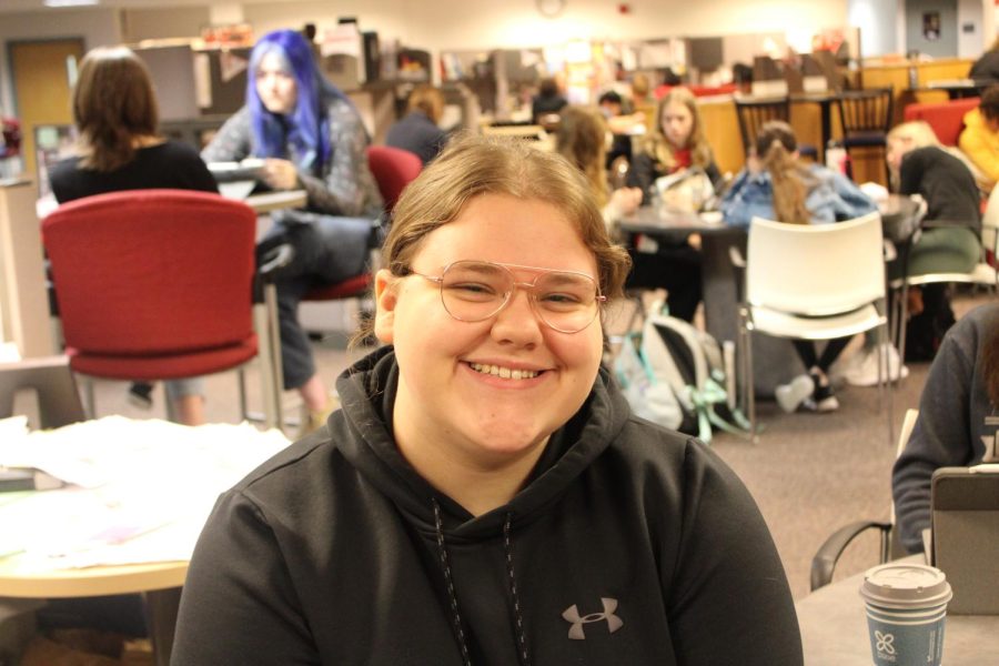 “[They’ve been going] pretty good. I’ve gotten accepted where I want to go already. I applied to UNO, UNL, and UNK. [The biggest challenge is] finding the motivation for working on other stuff for next year,” senior Linnea Holmstrom. 