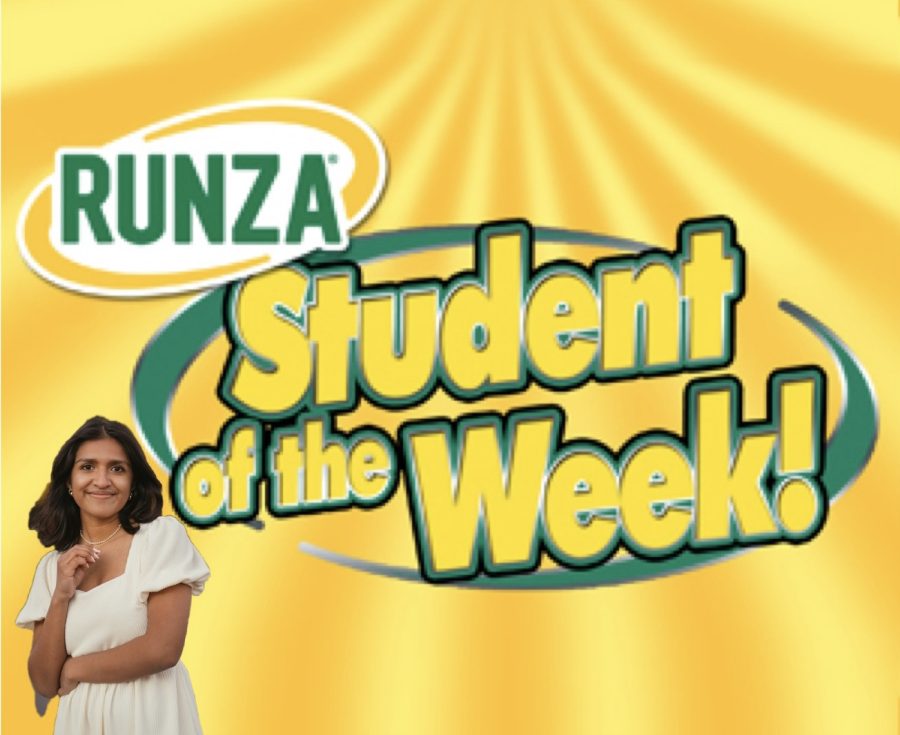 Senior+Amisha+Subedi+was+named+Runza+Student+of+the+Week.