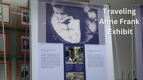The traveling Anne Frank exhibit educates visitors about the life of Anne Frank and the Jewish experience during World War 2.