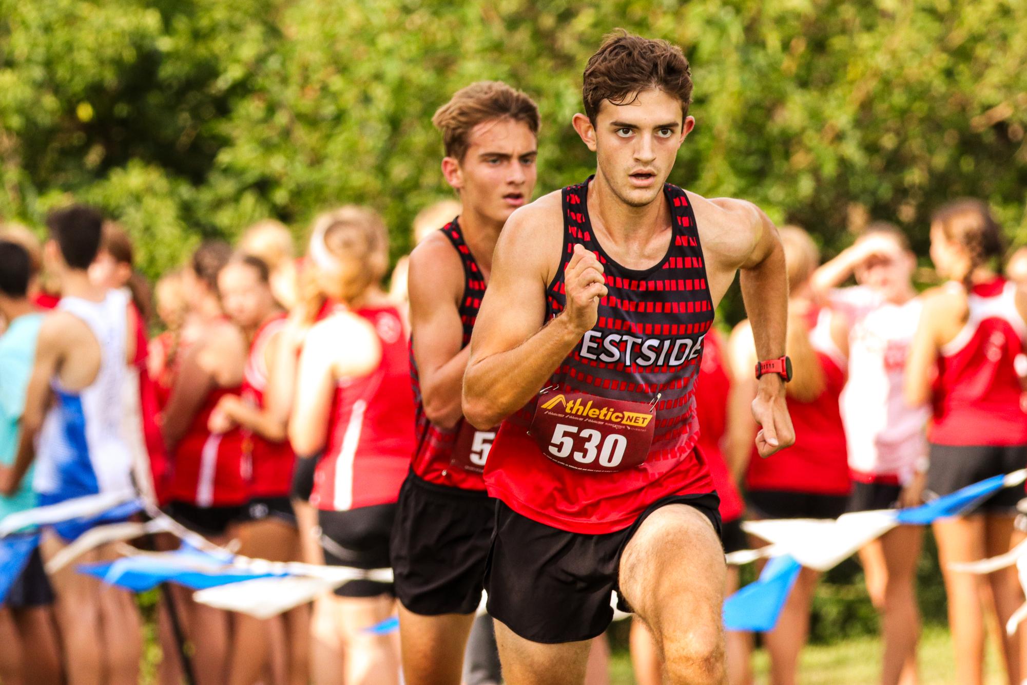 Gross breaks school 5K record