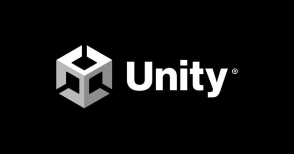 The Unity engine logo. Unity Technologies.