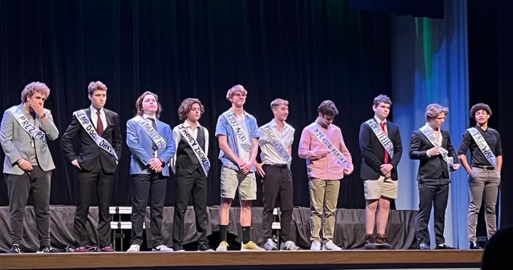 Last year’s contestants compete at male beauty pageant