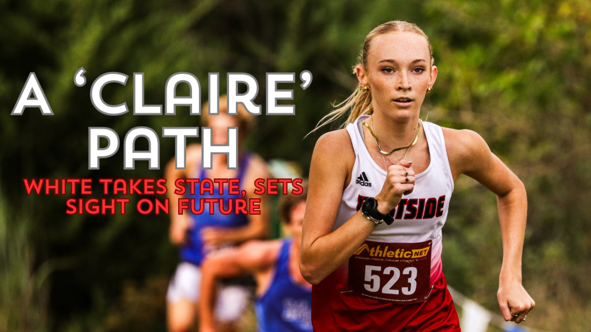 Claire White made history for Westside as the first female to win Cross Country.