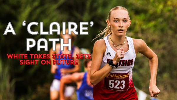 Claire White made history for Westside as the first female to win Cross Country.