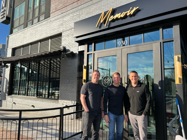 Chief Culinary Officer Tony Gentile, President Tom Allisma and COO Anthony Hitchcock are all owners of Flagship Restaurant Group. Flagship opened their newest restaurant, Memoir, Feb. 5.