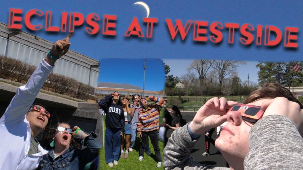 Students step outside to glimpse solar eclipse
