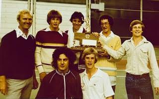 The 1976-77 tennis team