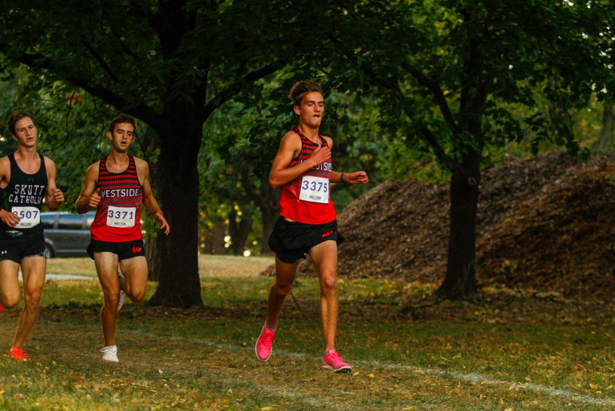 Kugler strides down the course