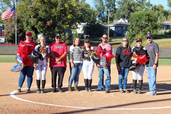 Softball Seniors recognized at senior night