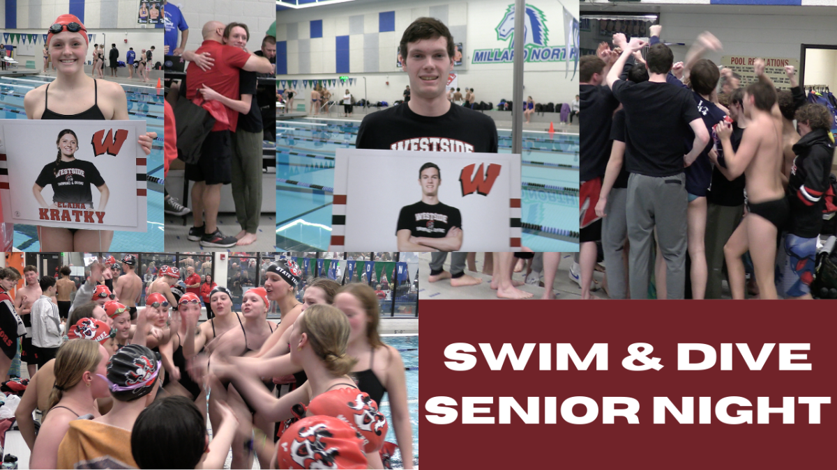 Westside swimming honors 17 seniors with relocated Senior night at Millard North