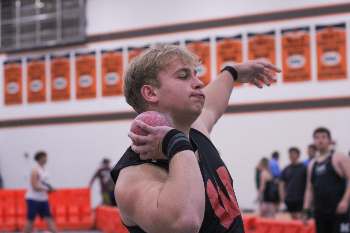 Senior Thrower Leads Team